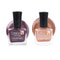 Sugar Baby Nail Polish - Shimmery Purple & Brown (Pack of 2)