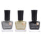 Sugar Baby & Perfect Stay Nail Polishes - Black, Gold & Grey (3 shades)