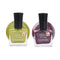 Sugar Baby Nail Polish - Yellow & Purple (Pack of 2)
