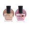 Sugar Baby Nail Polish - Bronze Copper & Light Pink (Pack of 2)
