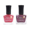 Sugar Baby & Twilight Nail Polishes - Red, Dark Purple (2 Shades)