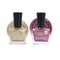 Sugar Baby Nail Polish - Pink & Gold (Pack of 2)