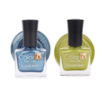 Sugar Baby Nail Polish - Yellow & Blue (Pack of 2)