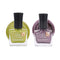 Sugar Baby Nail Polish - Yellow & Violet (Pack of 2)