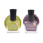 Sugar Baby Nail Polish - Yellow & Violet (Pack of 2)