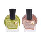 Sugar Baby Nail Polish - Yellow & Matte Nude (Pack of 2)