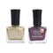 Sugar Baby Nail Polishes - Purple & Gold (2 Shades)