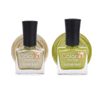 Sugar Baby Nail Polish - Gold & Yellow (Pack of 2)