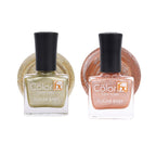 Sugar Baby Nail Polish - Gold & Brown (Pack of 2)