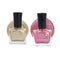 Sugar Baby Nail Polish - Gold & Pink (Pack of 2)