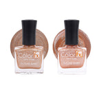 Sugar Baby Nail Polish - Bronze Copper & Brown (Pack of 2)