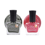 Sugar Baby Nail Polish - Shimmery Green & Red (Pack of 2)