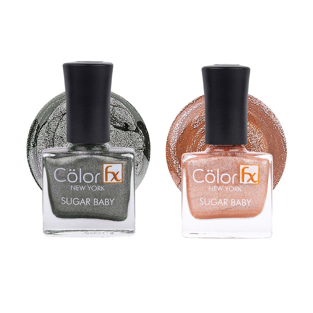 Sugar Baby Nail Polish - Green & Brown (Pack of 2)