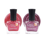 Sugar Baby Nail Polish - Pink & Red (Pack of 2)