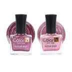 Sugar Baby Nail Polish - Pink & Light Pink (Pack of 2)