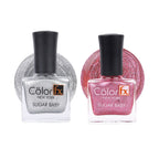 Sugar Baby Nail Polish - Pink & Grey (Pack of 2)
