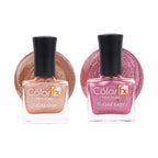 Sugar Baby Nail Polish - Pink & Brown (Pack of 2)