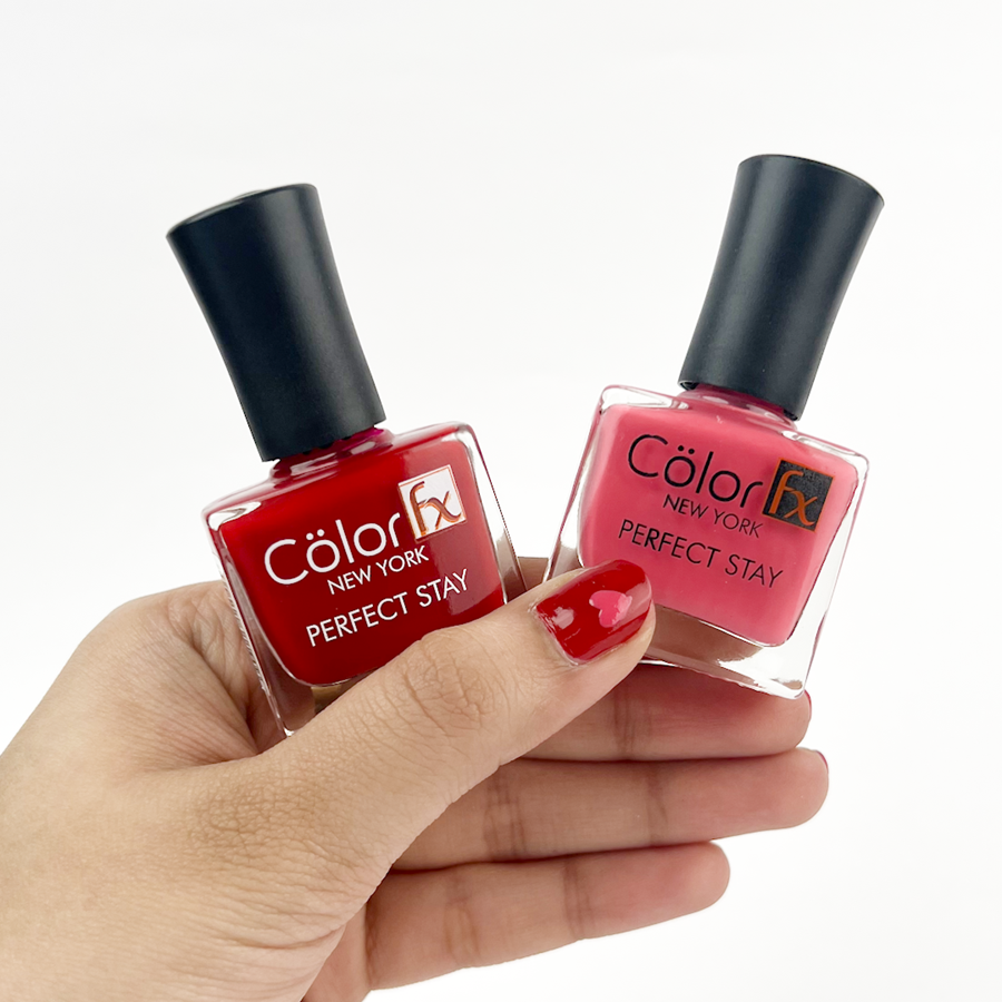 Perfect Stay Glossy Nail Polishes - Red & Pink
