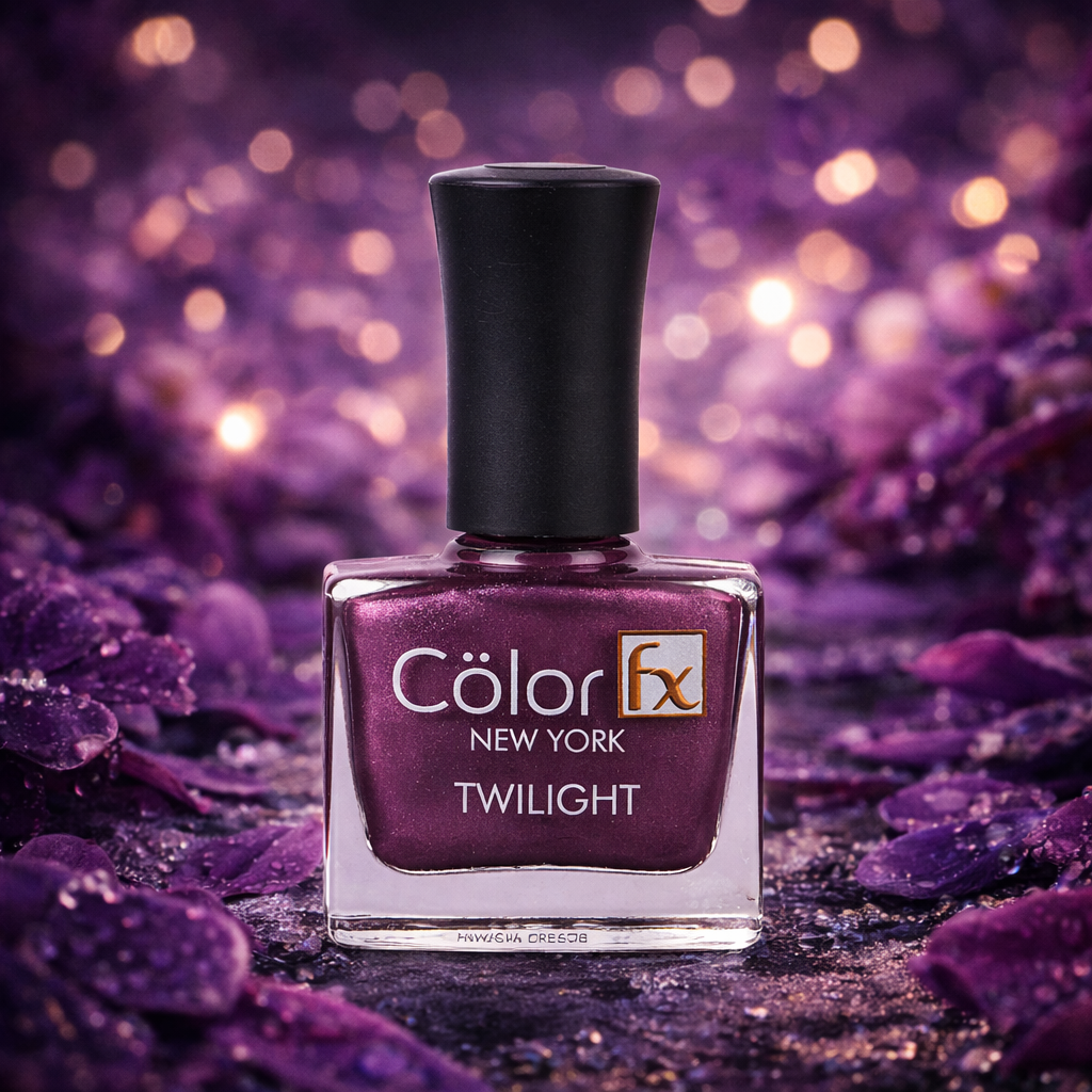 Twilight Metallic Matte Nail Polish - Dark Purple, 145