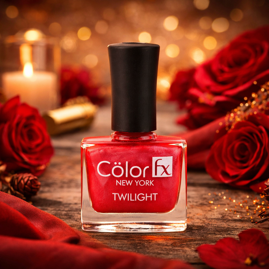 Twilight Metallic Matte Nail Polish - Red (Shade 157)