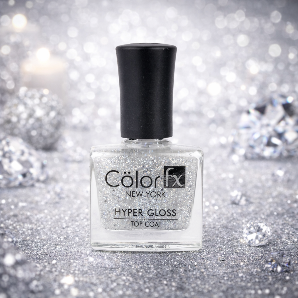 Top Coat Hyper Glossy Nail Polish - Transparent (Shade 151)