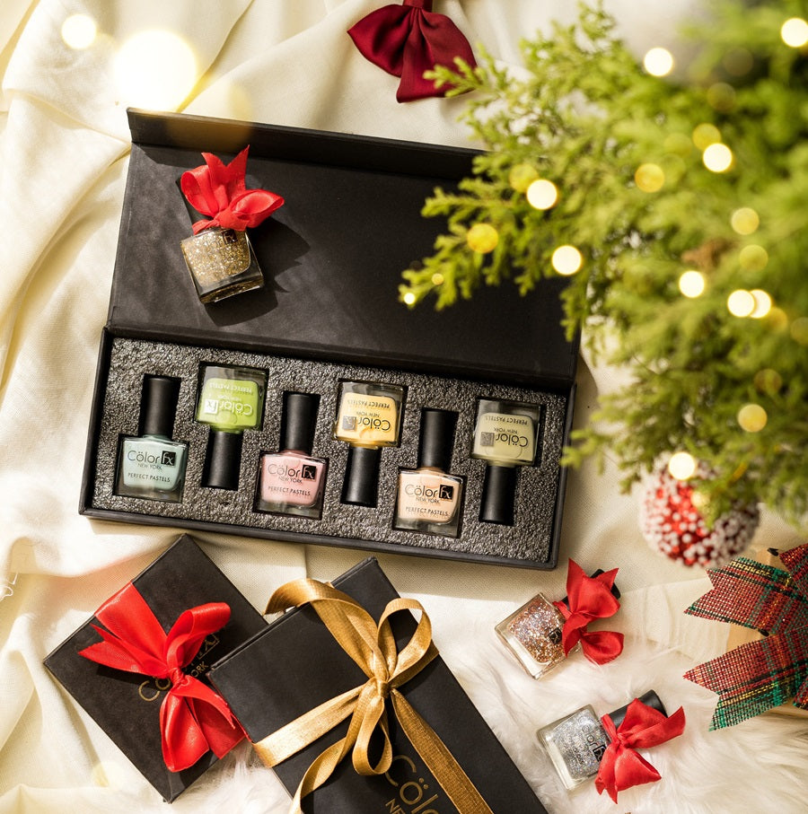 Perfect Pastel Nail Polish, Glossy Gel Finish, Pack Of 6