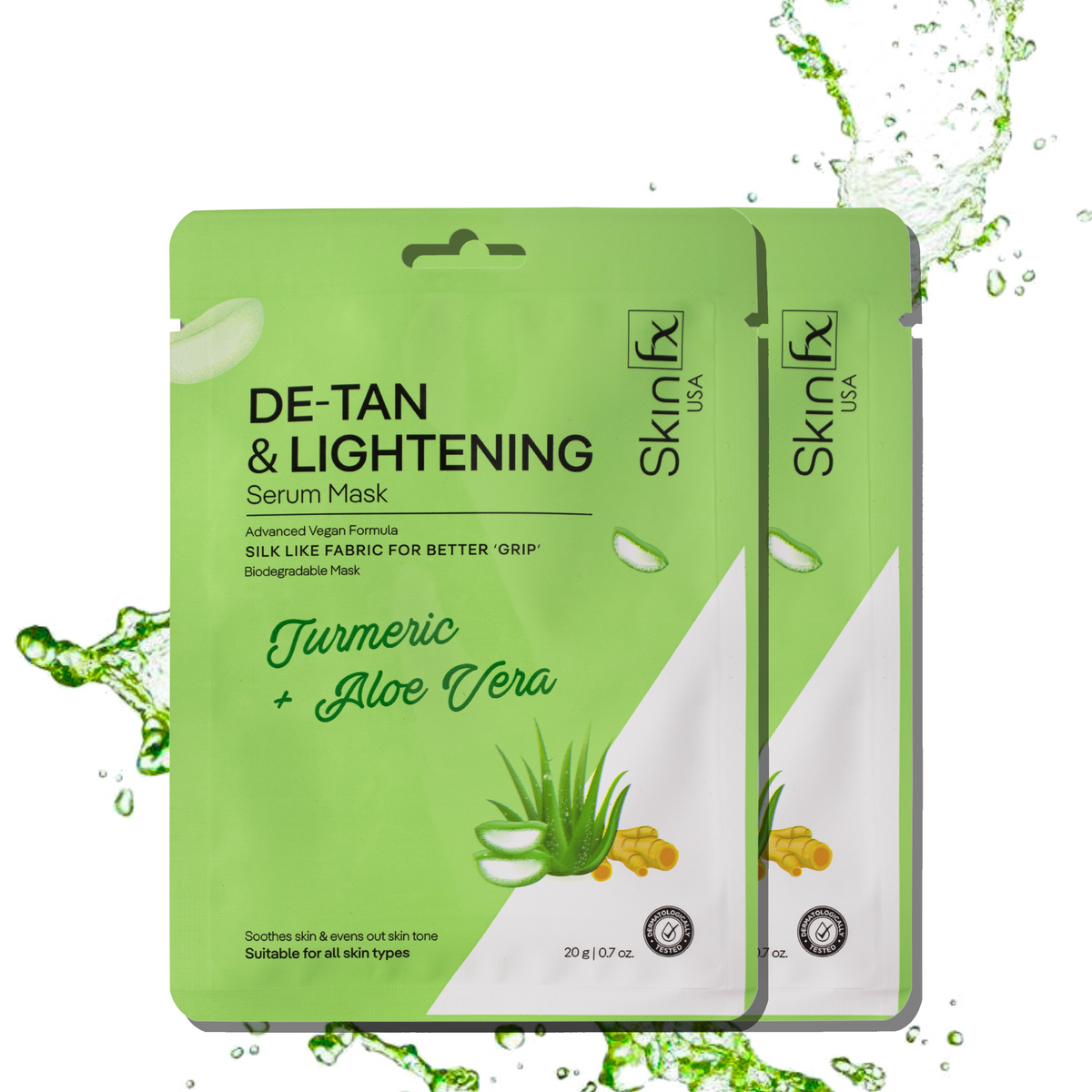 De-Tan And Lightening Serum Mask