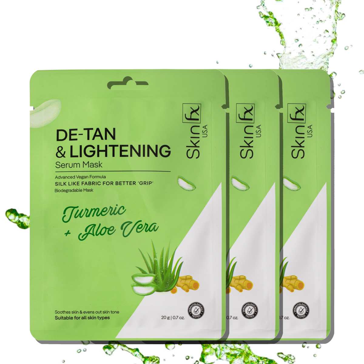 De-Tan And Lightening Serum Mask