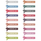 Sugar Baby Nail Polish Metallic Shimmery Matte Gel Like Finish, Pack Of 18