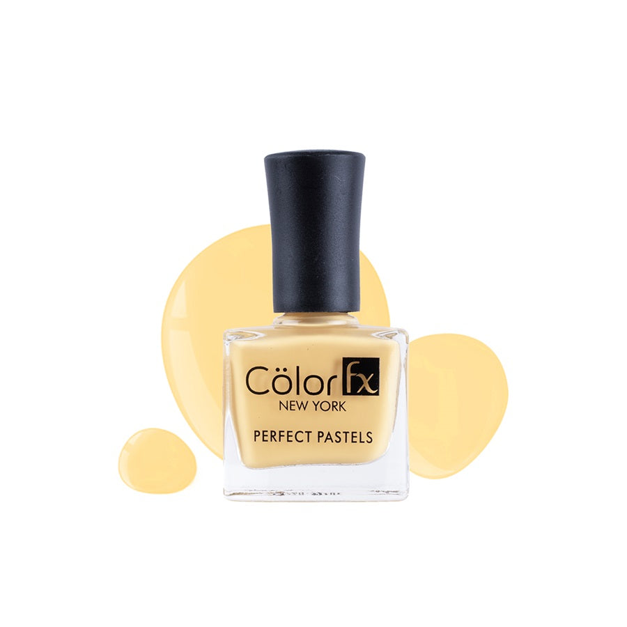Color Fx Perfect Pastel Nail Polish - Yellow (Shade 164)