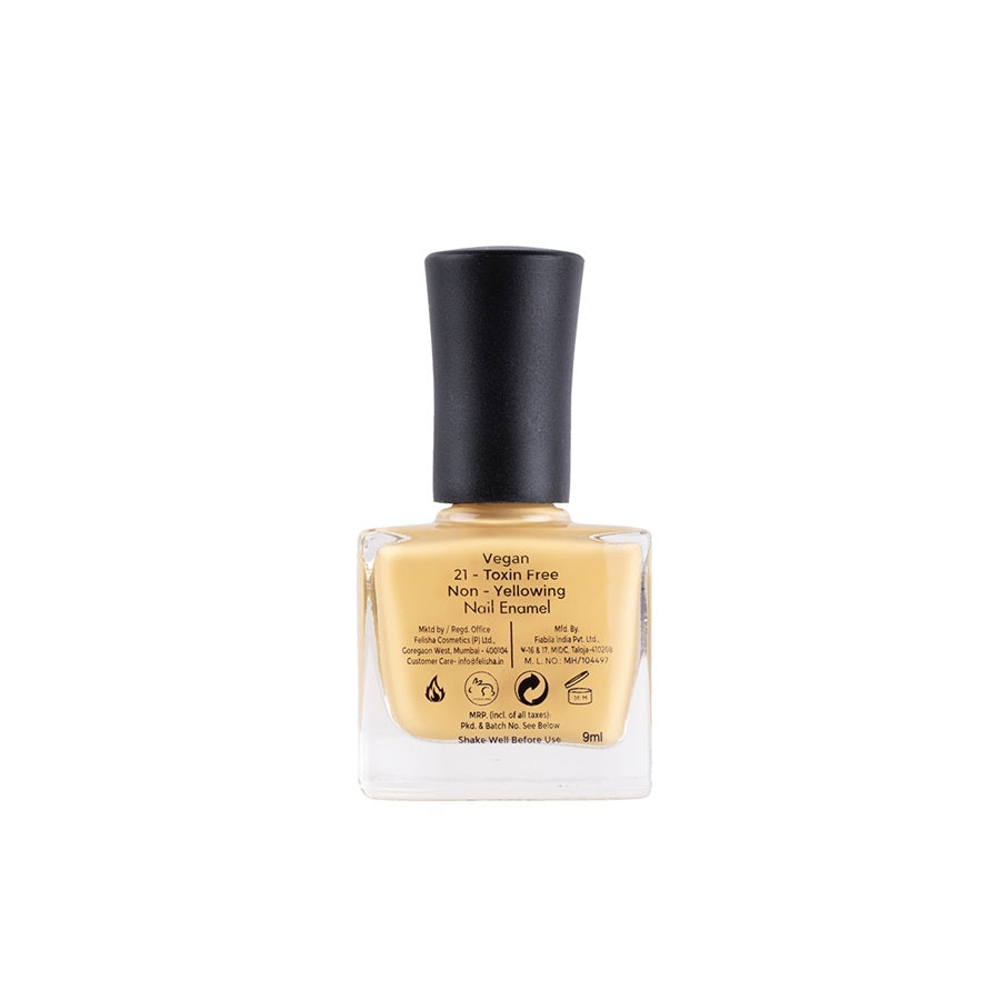 Color Fx Perfect Pastel Nail Polish - Yellow (Shade 164)