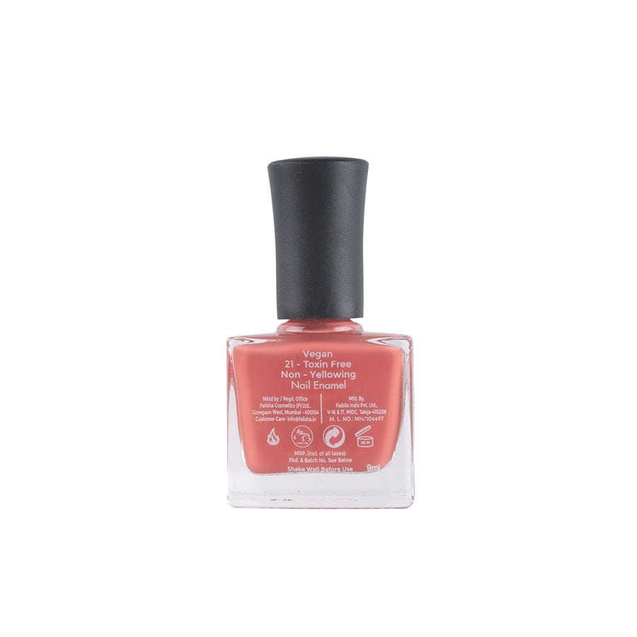 Color Fx Perfect Pastel Nail Polish - Burnt Orange (Shade 165)