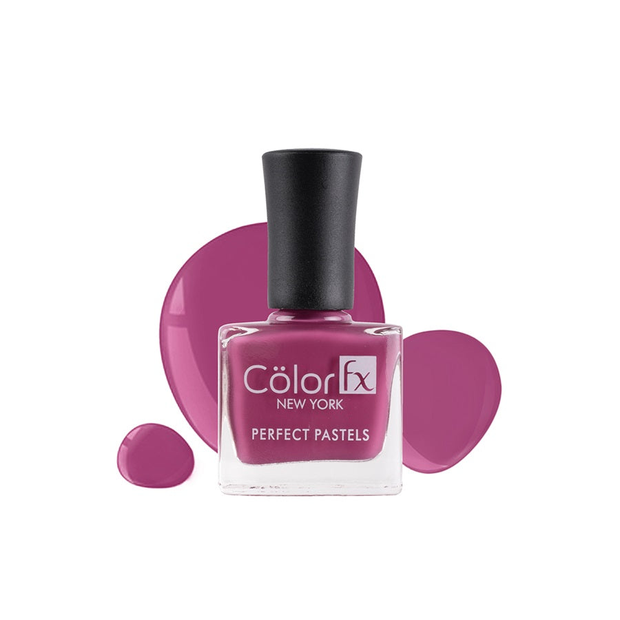 Color Fx Perfect Pastel Nail Polish - Plum Purple (Shade 166)