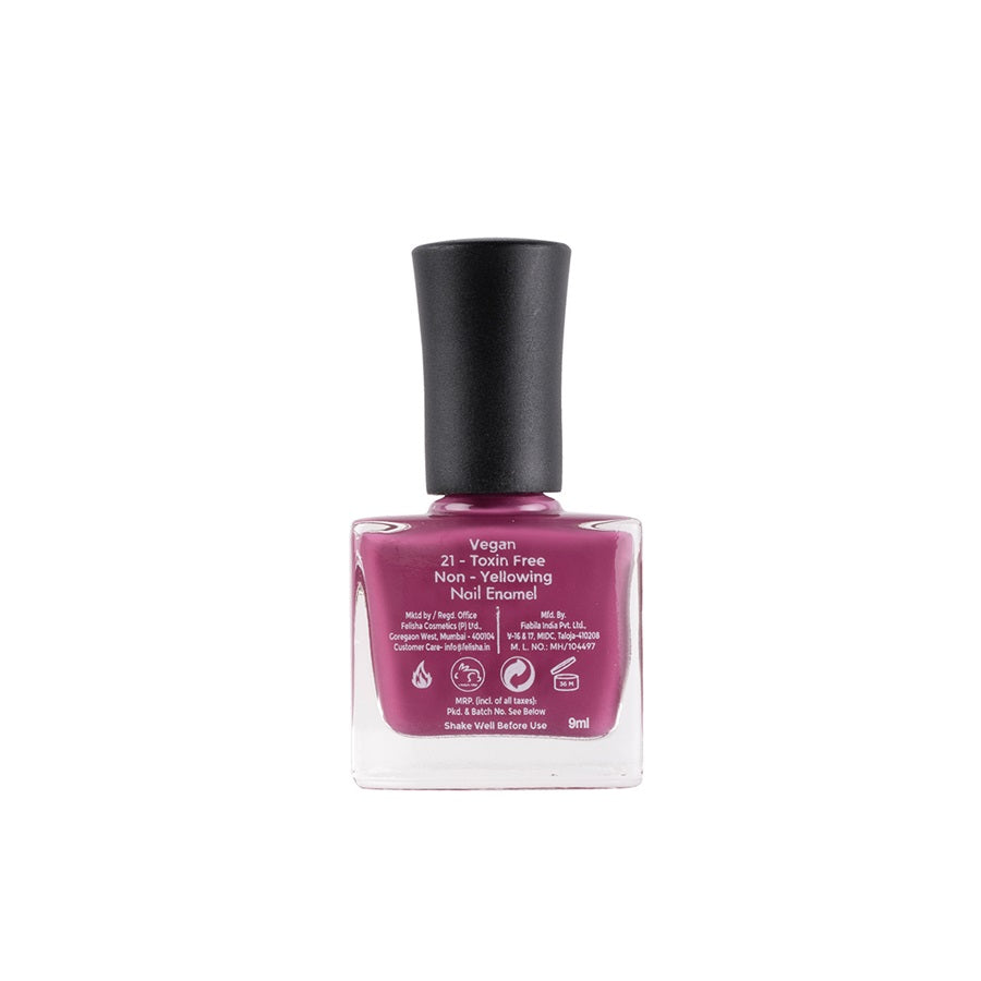Color Fx Perfect Pastel Nail Polish - Plum Purple (Shade 166)