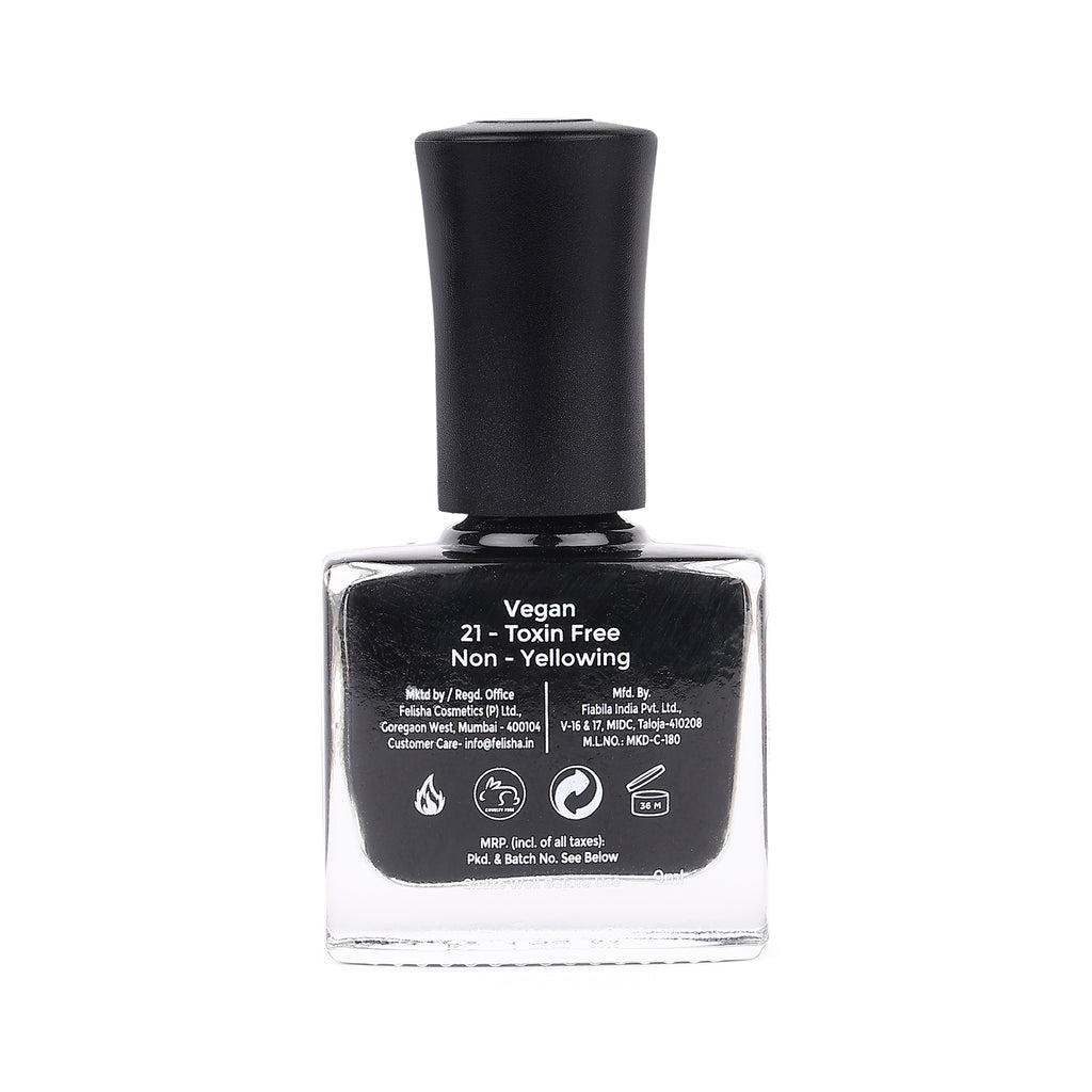 Perfect Stay Nail Polish - Black, 119