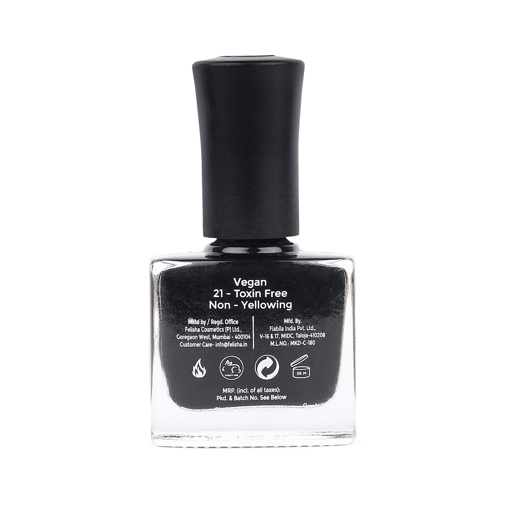 Perfect Stay Nail Polish - Black, 119
