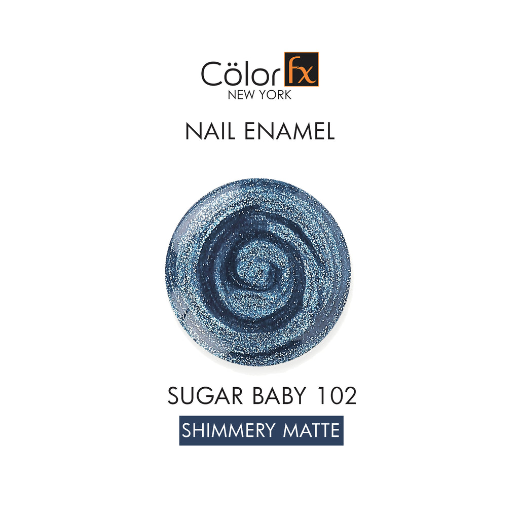 Sugar Baby Nail Polish - Pink & Blue (Pack of 2)