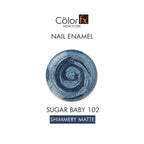 Sugar Baby Nail Polish - Pink & Blue (Pack of 2)