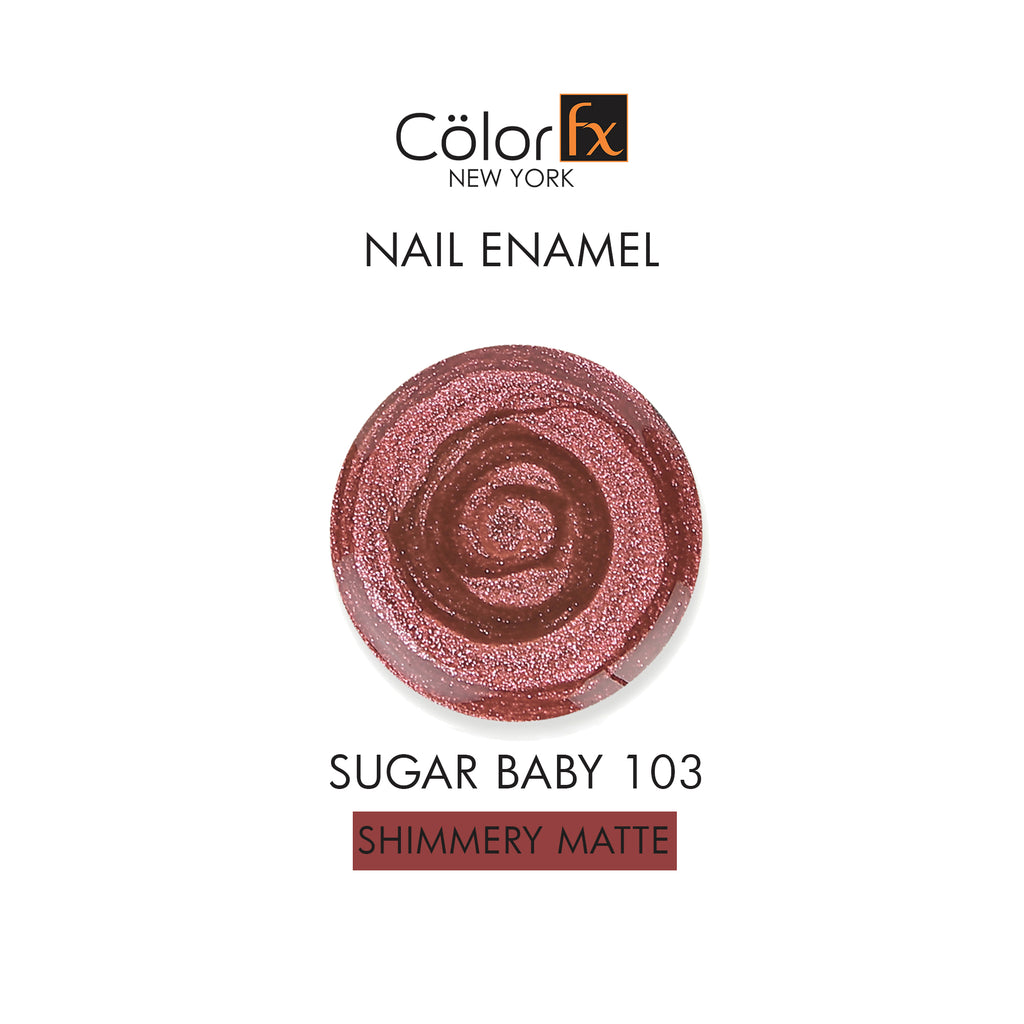 Sugar Baby Nail Polish - Bronze Copper & Red (Pack of 2)