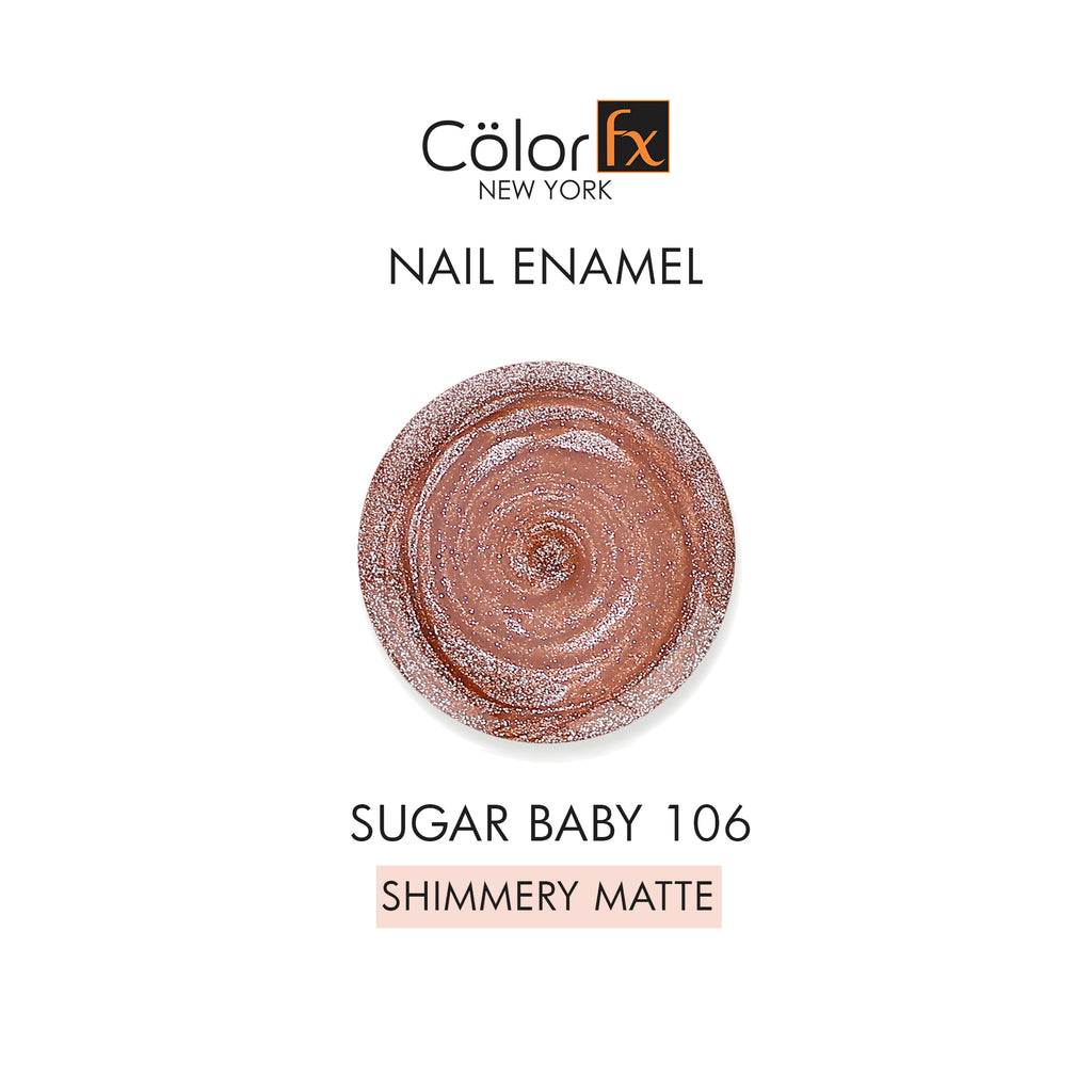 Sugar Baby Nail Polish - Bronze Copper & Nude (Pack of 2)