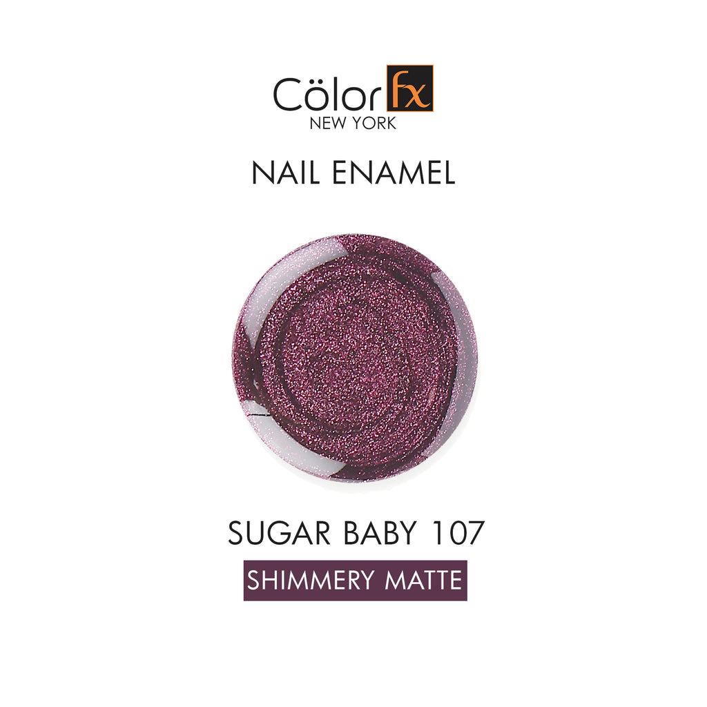 Sugar Baby Nail Polish - Bronze Copper & Purple (Pack of 2)