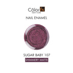 Sugar Baby, Twilight Nail Polishes - Matte Nude, Dark Purple, Dark Purple