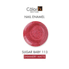 Sugar Baby & Twilight Nail Polishes -  Red, Dark Purple (2 Shades)