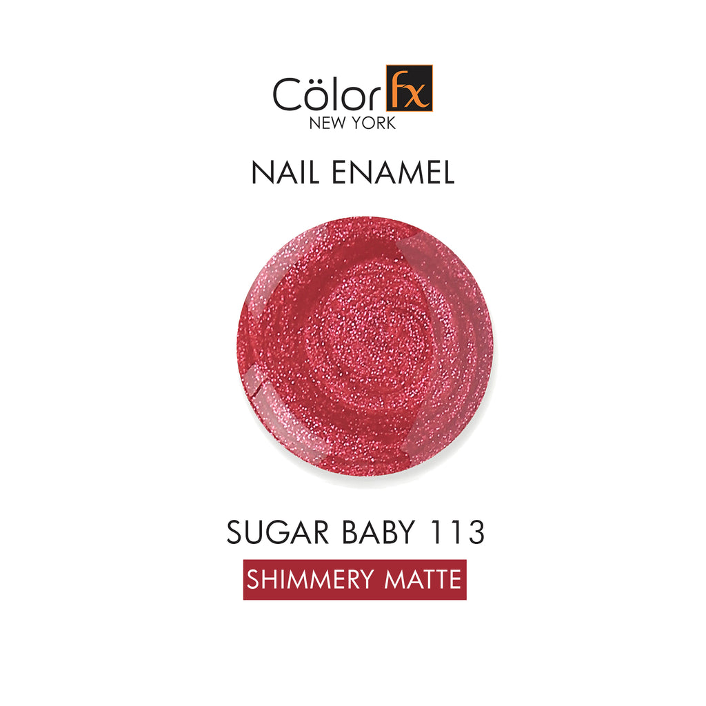 Sugar Baby Nail Polish - Shimmery Green & Red (Pack of 2)