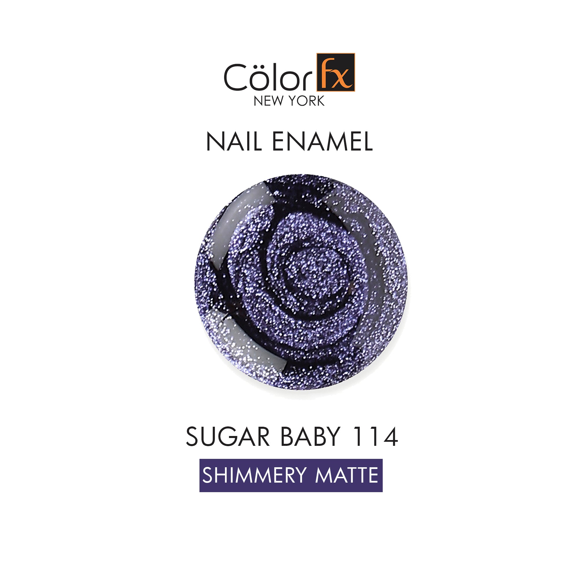 Sugar Baby Nail Polish - Dark Purple, 114