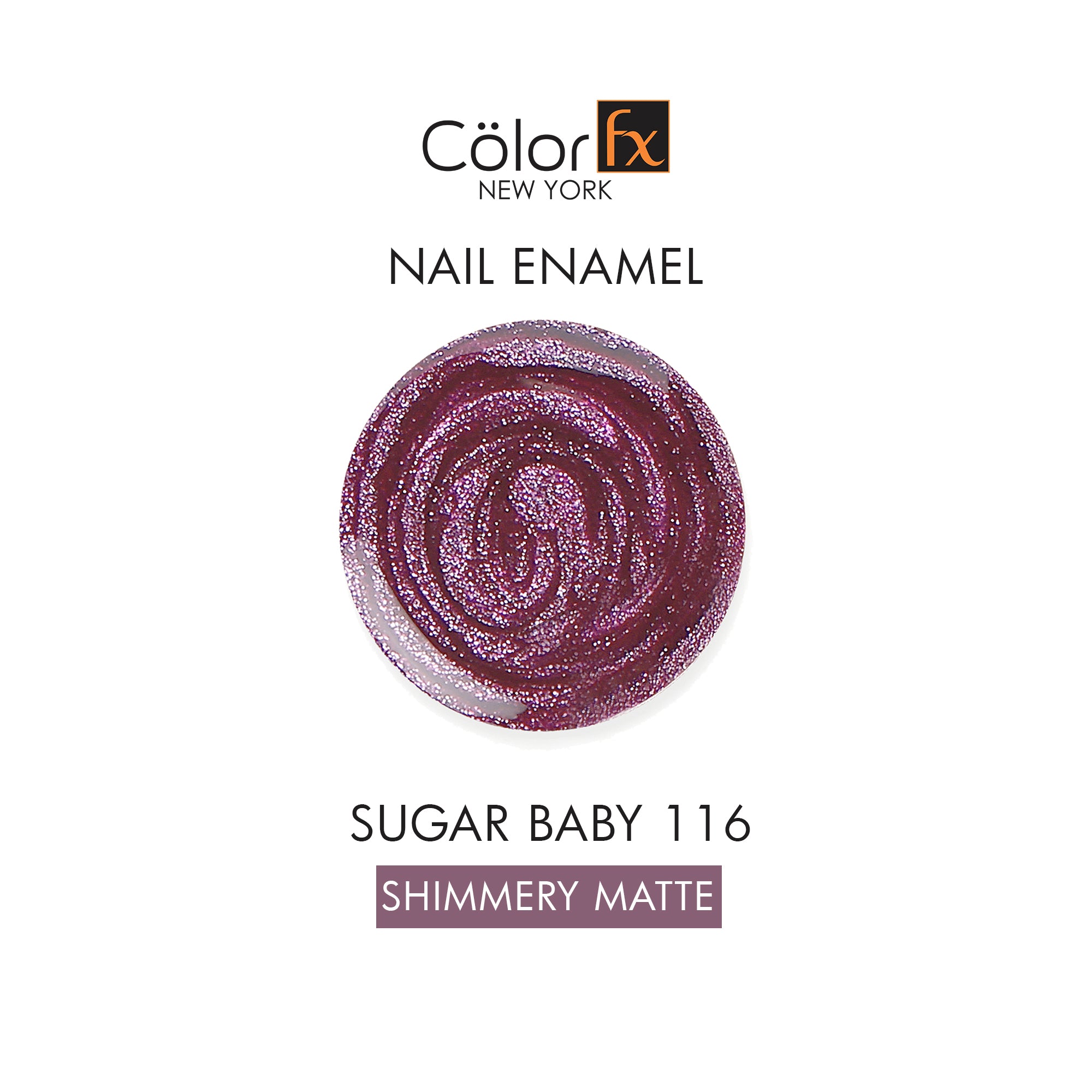 Color Fx Sugar Baby Nail Polish - Pink (Shade 116)