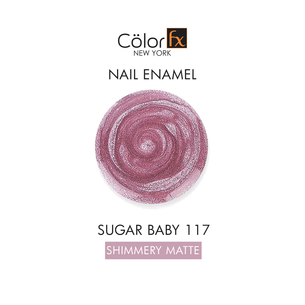 Color Fx Sugar Baby Nail Polish - Light Pink (Shade 117)