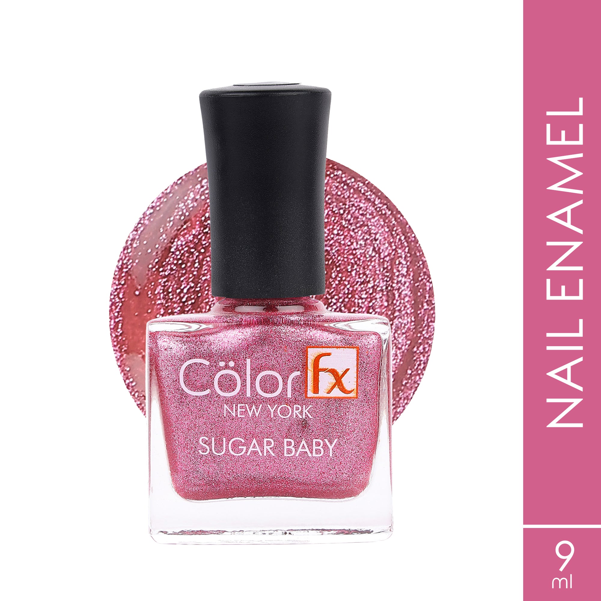 Color Fx Sugar Baby Nail Polish - Pink (Shade 118)