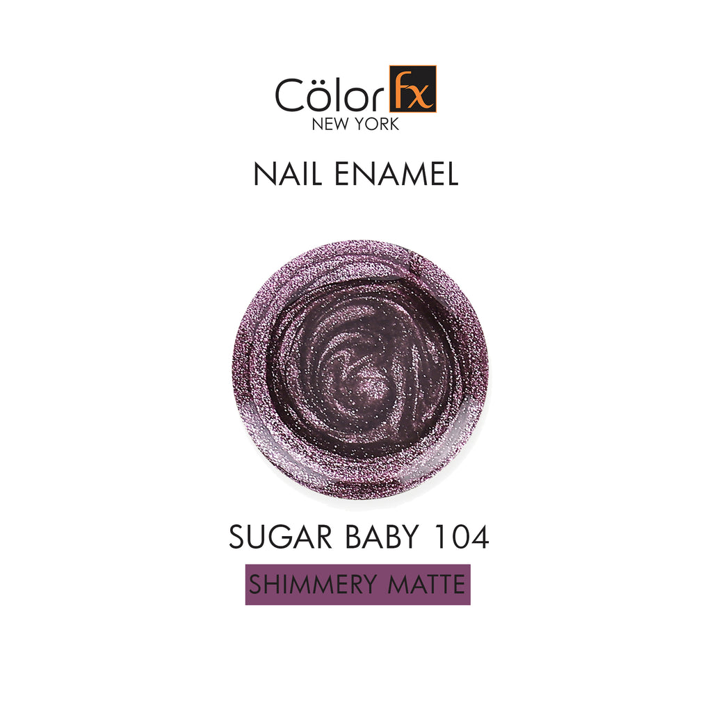 Sugar Baby Nail Polish - Yellow & Violet (Pack of 2)