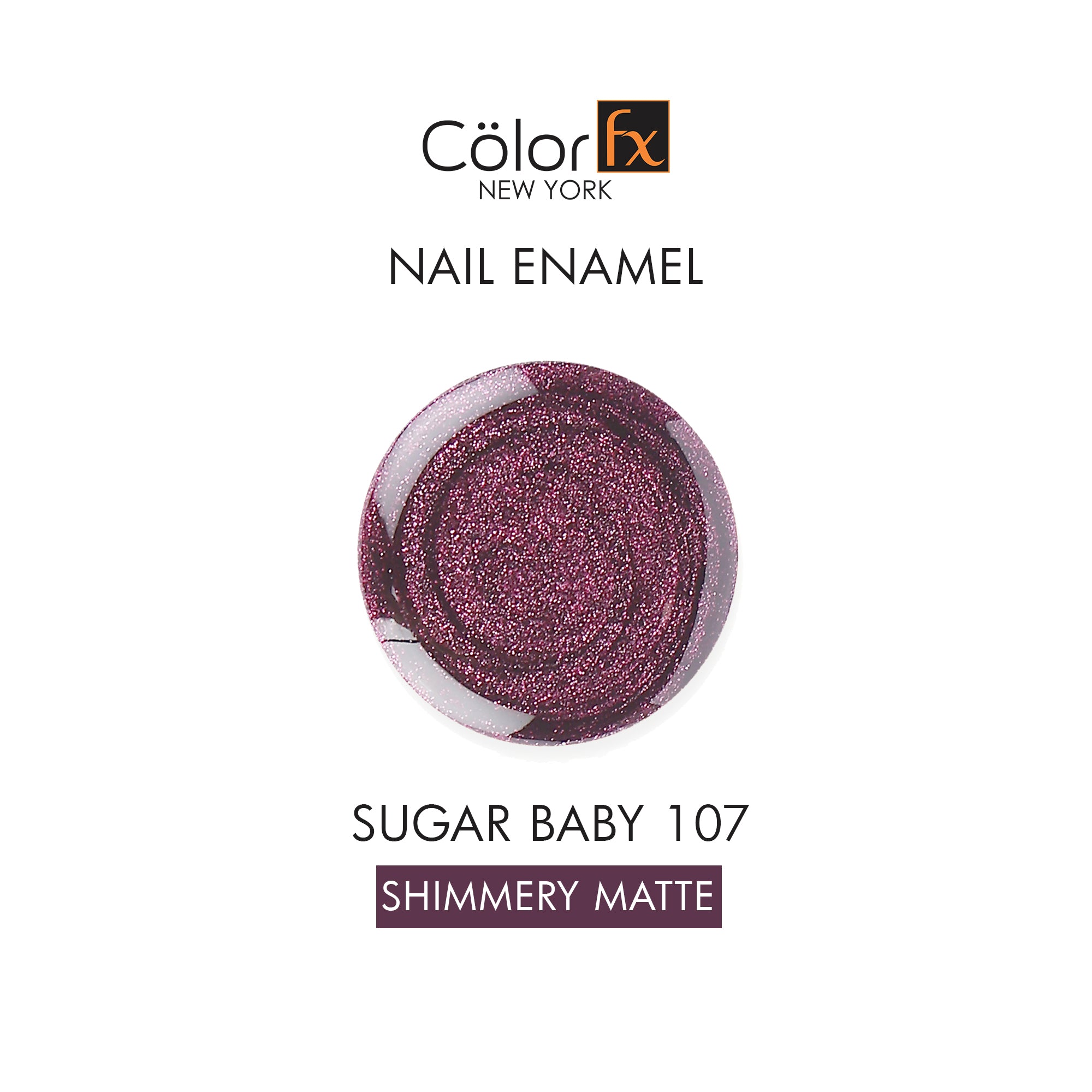 Sugar Baby Nail Polish - Light Pink & Purple (Pack of 2)